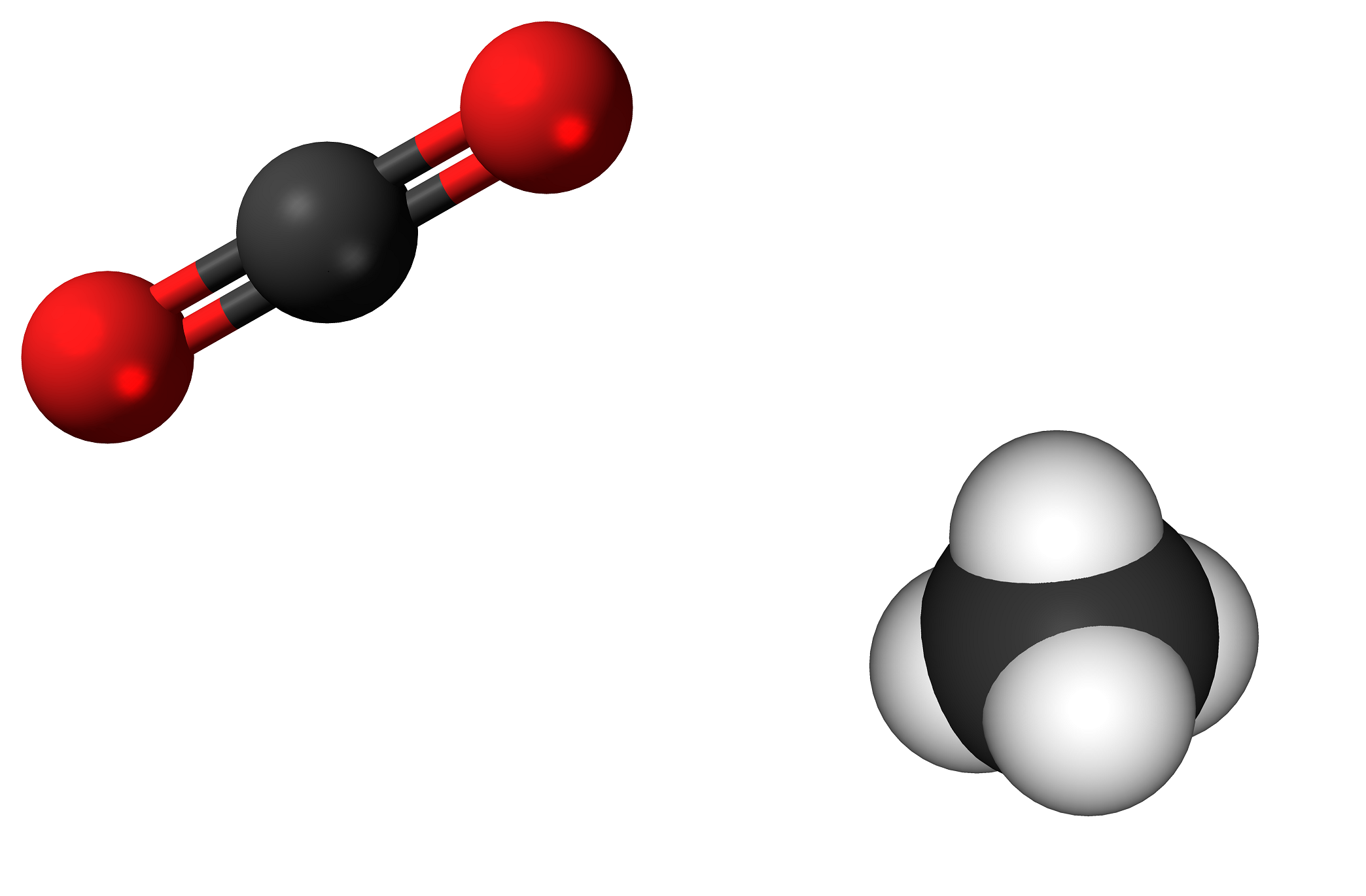 Модели молекул газов